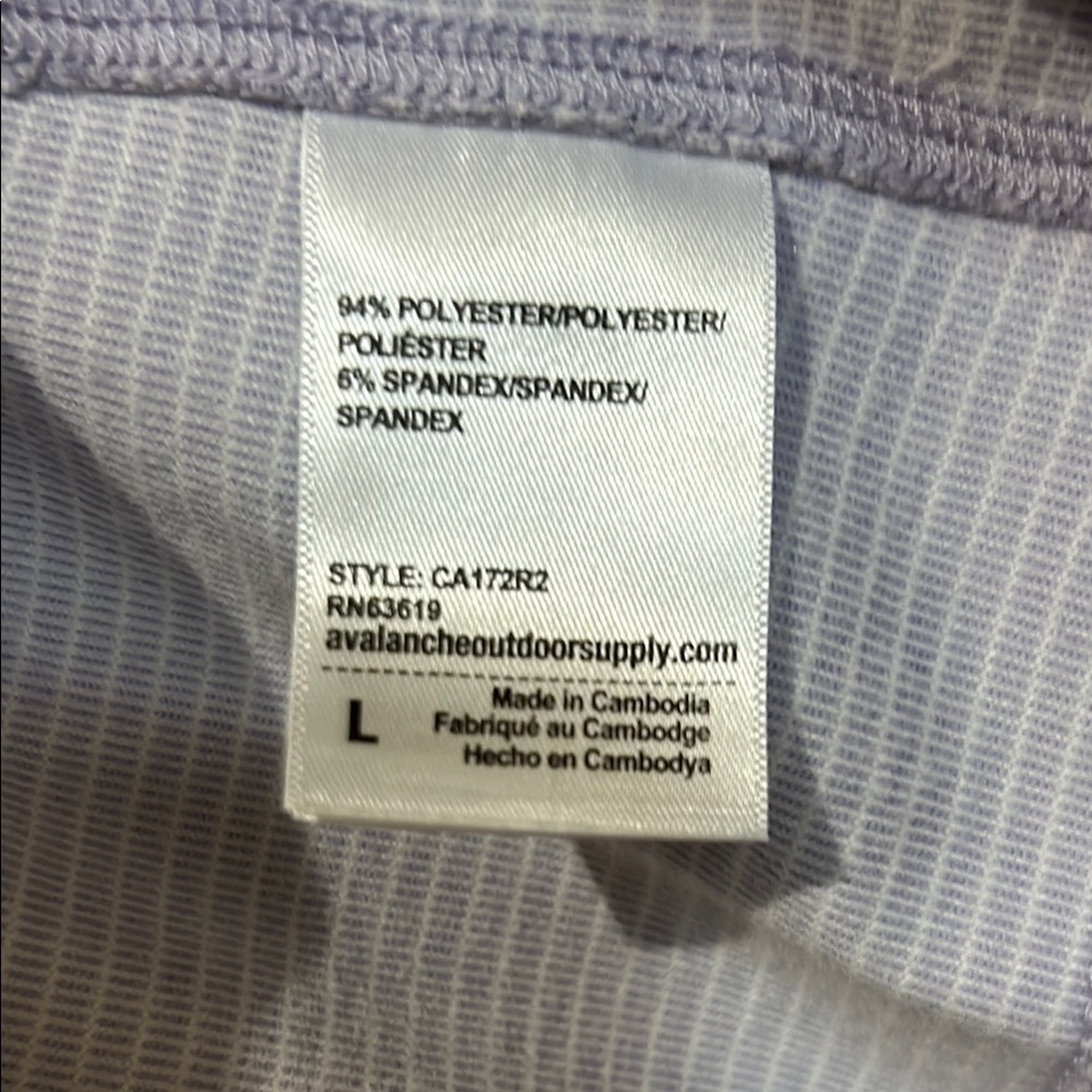 Avalanche Women's Light Purple Top - Super Soft - Picture 4 of 5